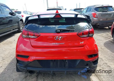 2020 Hyundai Veloster N from USA, damaged, VIN KMHT36AH0LU004909
